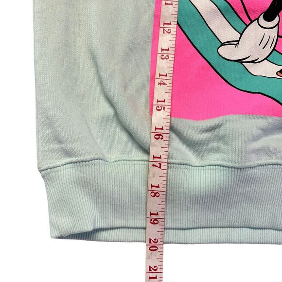 Zara x Disney Girl's 8-9 Mickey Mouse Surf Sweatshirt Green So Tired Of Surfing - Picture 12 of 14